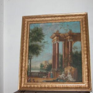 Capriccio Architettonico Neoclassico – Scuola Italiana XVIII–XIX secolo